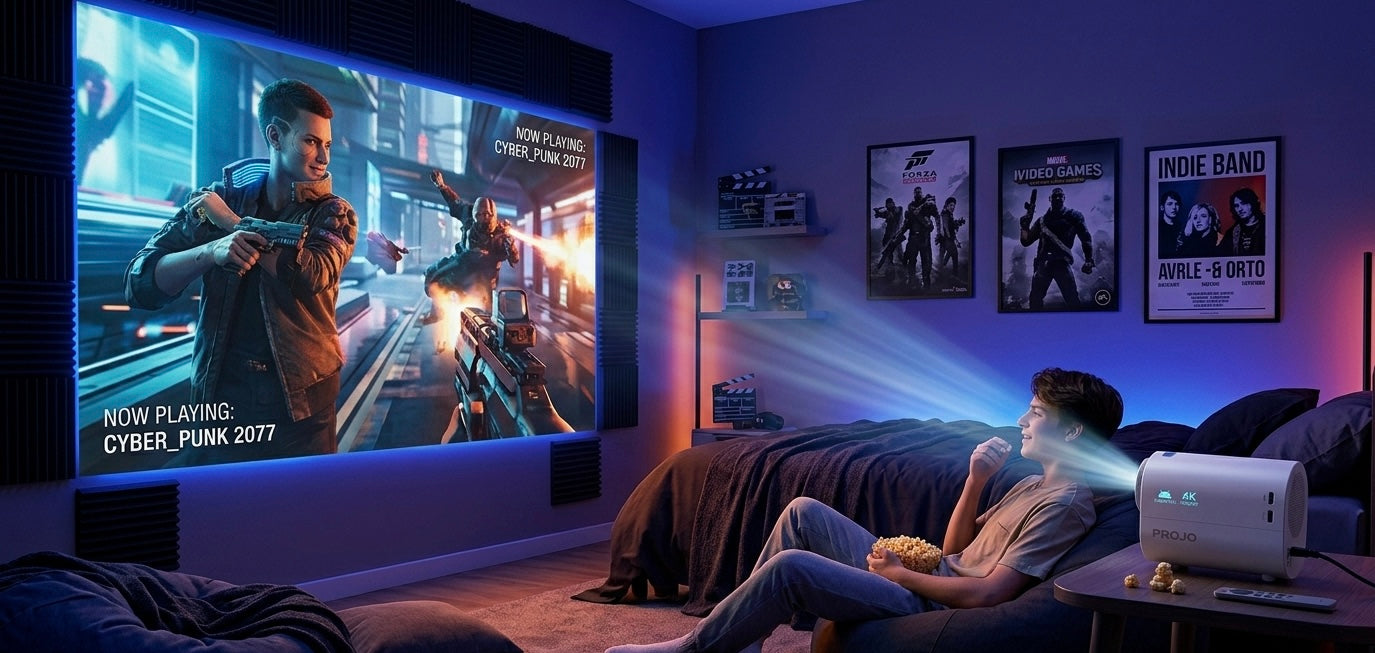 P30PRO Projector - 4K 720P Support, Android 11.0, Projector Perfect for Home Outdoor Meetings, Best for Christmas,Upgrated HY300