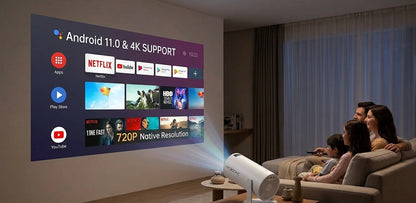 מקרן חכם Projo: תומך 4K, Android מובנה - לכל אירוע ולכל כיס